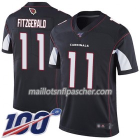 Maillot Arizona Cardinals Larry Fitzgerald 11 Nike Noir 100th Alternate - Homme